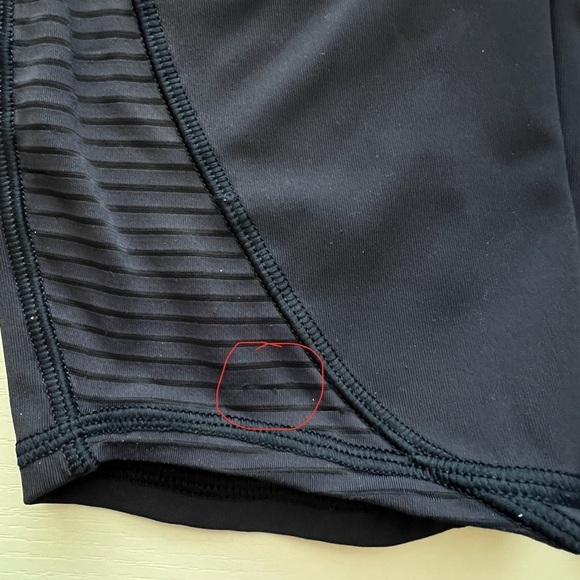 Lululemon Lean In Crop (17") Flawed Midnight Navy Size 6 - Picture 11 of 13